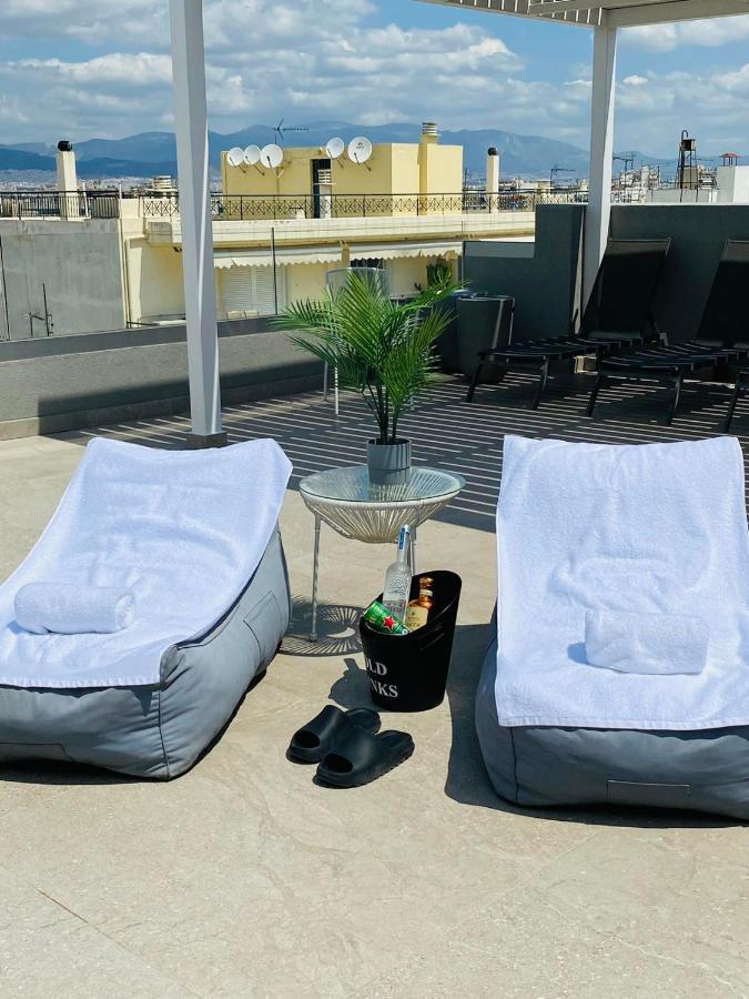 New 2Bd Aprt With Shared Rooftop Pool E2 Athènes Extérieur photo