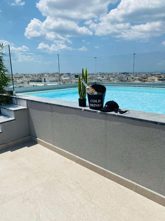New 2Bd Aprt With Shared Rooftop Pool E2 Athènes Extérieur photo