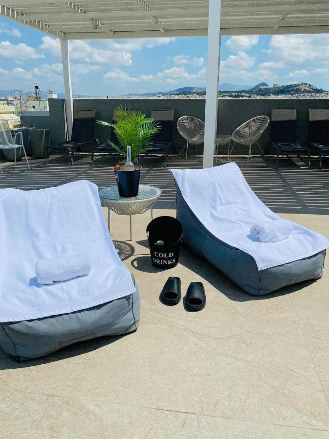 New 2Bd Aprt With Shared Rooftop Pool E2 Athènes Extérieur photo