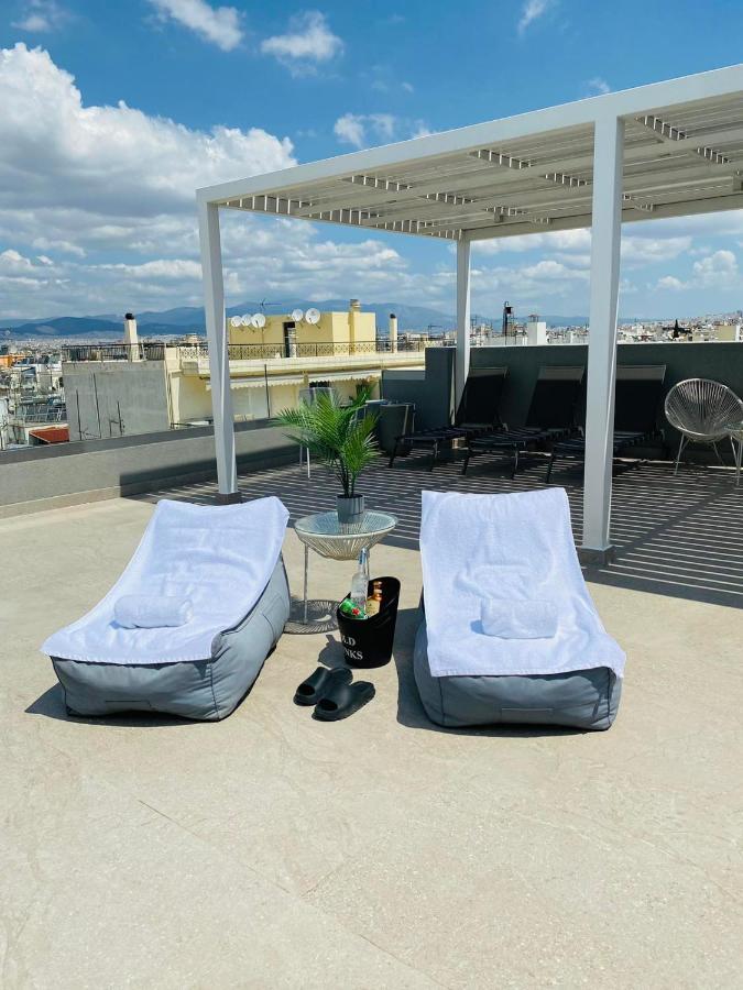 New 2Bd Aprt With Shared Rooftop Pool E2 Athènes Extérieur photo